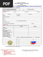 Financial Assistance Application Form 2021-2022