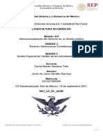 Universidad Abierta y A Distancia de México Licenciatura en Derecho