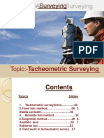 Tacheometric Surveying Techniques