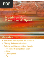 Nutrition For Exercise