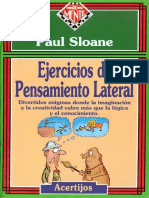 Paul Sloane - Ejercicios de Pensamiento Lateral