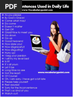 1000 Common Daily English Words | PDF