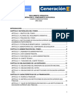 Reglamento Operativo Excelencia 2022