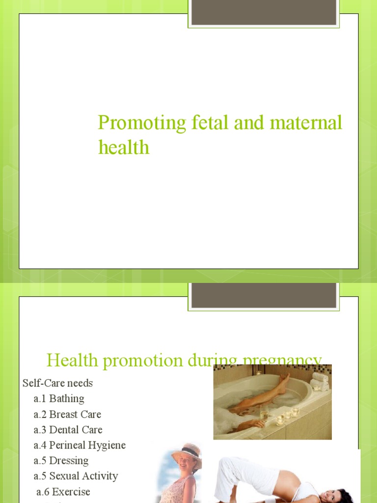 Fetal and Maternal Health Guide | PDF | Pregnancy | Fetus
