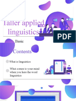Taller Applied Linguistics