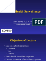 Public Health Surveillance: Diane Woolard, PH.D., M.P.H