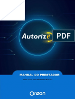 Manual Do Usuário Autorize - Visão Prestador