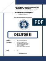 Delitos II - Trabajo