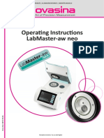 Operating Instructions Labmaster-Aw Neo: Novasina Versions: V1.11 and Higher