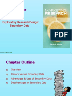 Chapter Four: Exploratory Research Design: Secondary Data