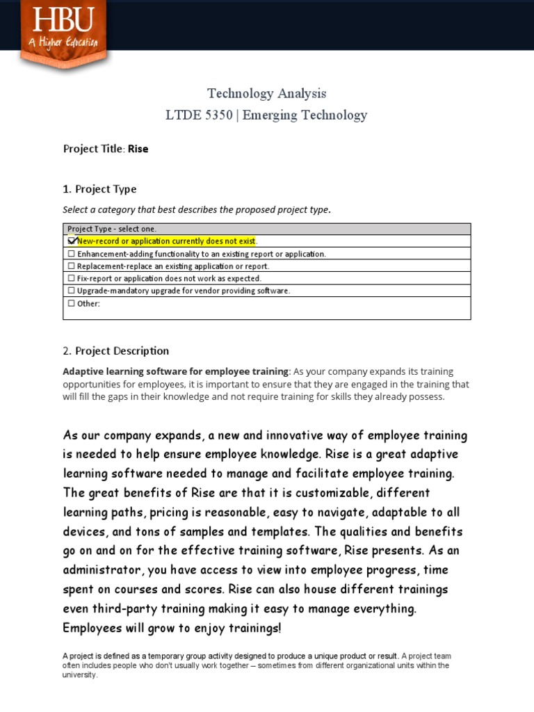 Technology Analysis Pdf Employment Educational Technology