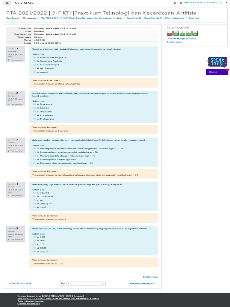 Post Test Attempt Review Pdf