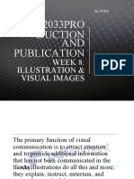 AHPR2033PRO Duction AND Publication: Week 8: Illustration & Visual Images