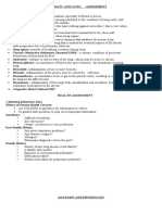 HEALTH ASSESSMENT - Lungs, Thoracic & Breast