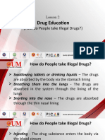 Lesson 2 Drug Addiction PPT4 How Do People Take Illegal Drugs