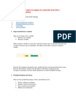 Week 3: Introduction To Objects and Input/Output Essential Knowledge