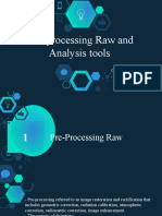 Pre Processing and Analysis Tools