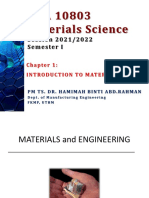 BDA 10803 Materials Science: Session 2021/2022 Semester I