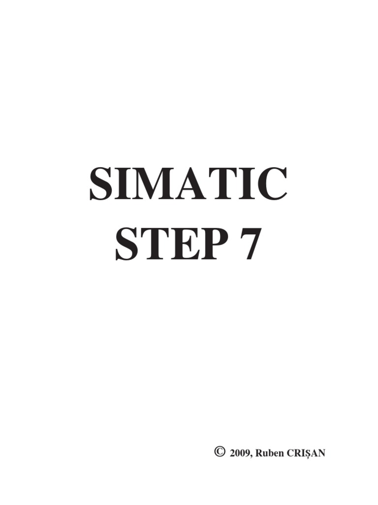 Simatic Step 7 - v5 | PDF