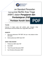 Instrumen STD Penarafan KBAT DLM PDP KENDIRI