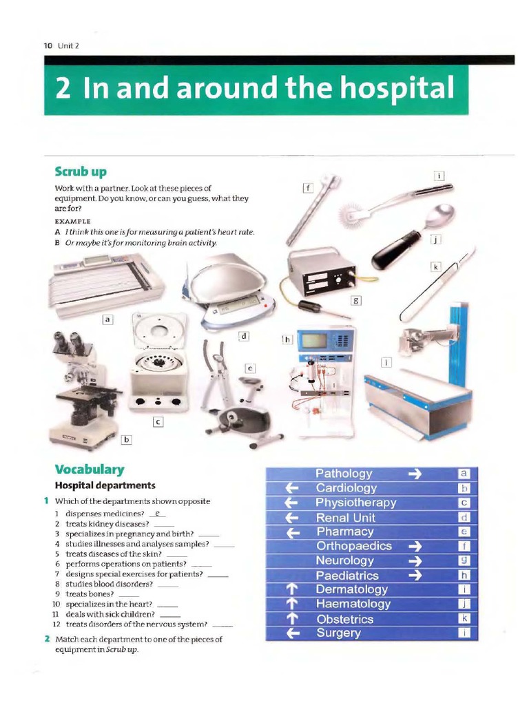 2 in and Around The Hospital Scrub Up PDF Health Sciences