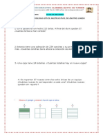 Matematica 9 de Diciembre Ficha de Refuerzo