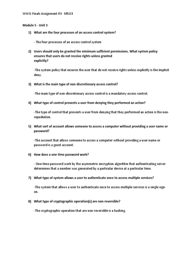 ww3 Finals Assignment 3 - M5u3 | PDF