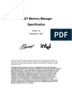 POST Memory Manager Specification