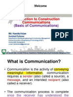 Introduction To Construction Communications