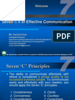 Final - Seven C's of Effective Communication