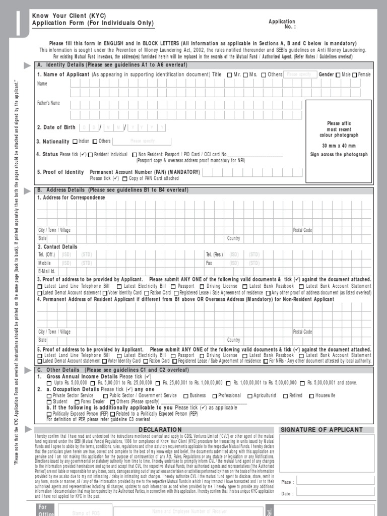 KYC Individual | PDF