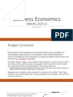 Business Economics: MBA (IB), 2020-22