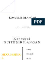 SISTEM BILANGAN & KONVERSI BILANGAN Part III