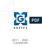 Gottex Calendar
