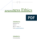 Business Ethics Mid-1