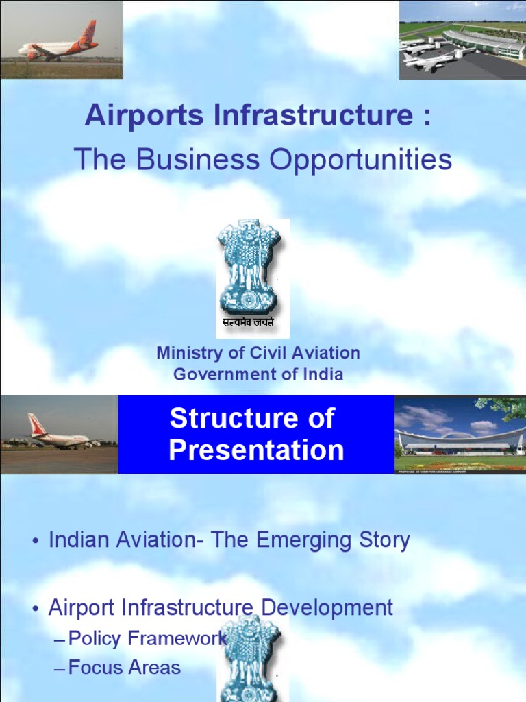 Airport Infrastructure Development in India | PDF | Airport | Airlines