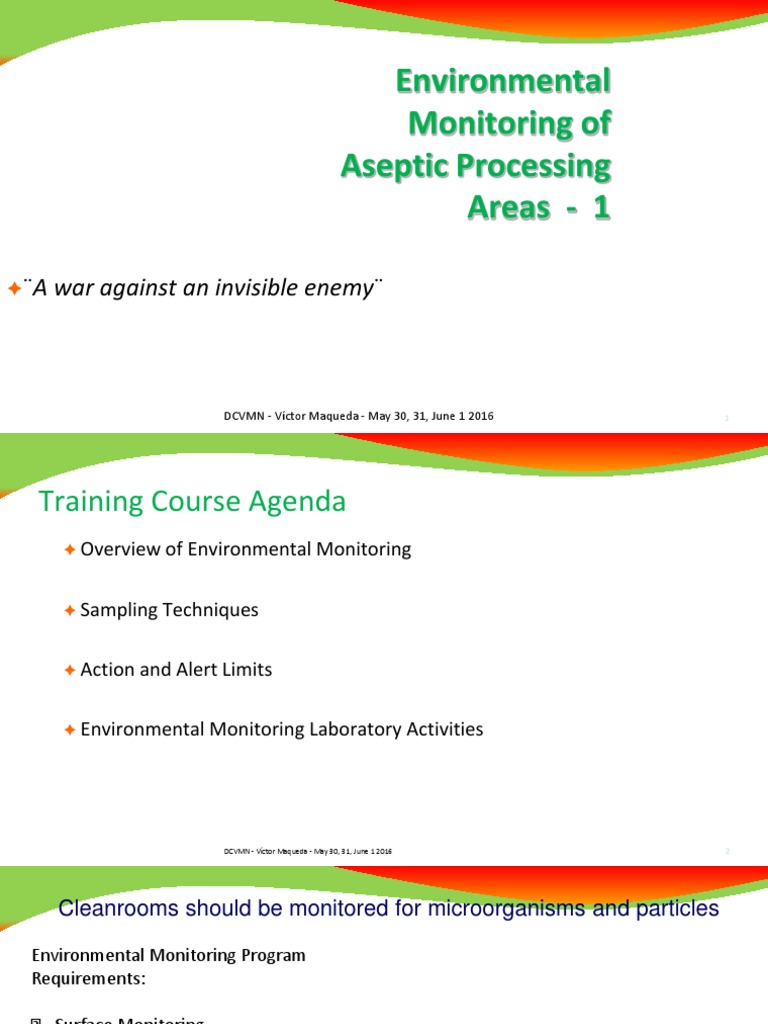 Action Limits in Environmental Monitoring | PDF | Environmental Monitoring