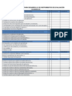 Lista de Cotejo - Instrumentos de Evaluacion - Estandar 301