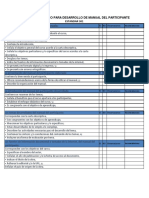 Lista de Cotejo-Manual Del Participante - Estandar 301