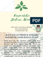 Inovasi Kosmetika Bahan Alam - Intan Fatiha Rizqi - P27241020149