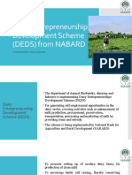 Dairy Entrepreneurship Development Scheme (DEDS) From NABARD