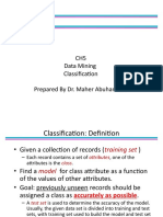 CH5 Data Mining Classification Prepared by Dr. Maher Abuhamdeh