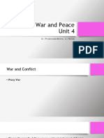 Unit 4 War and Peace