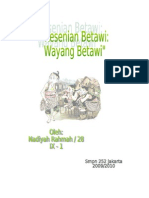 Seni Budaya - Seni Rupa Betawi Dan Lagu Asia A