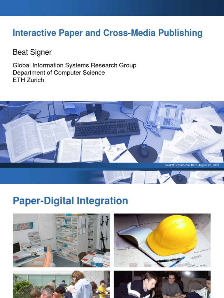 Interactive Paper and Cross-Media Publishing | PDF | Computing ...
