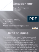 A Presantation On:-: Drop Shipping Delivery System - Like Amazon