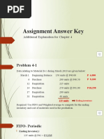 CHAPTER 4 Assignment Answer Key