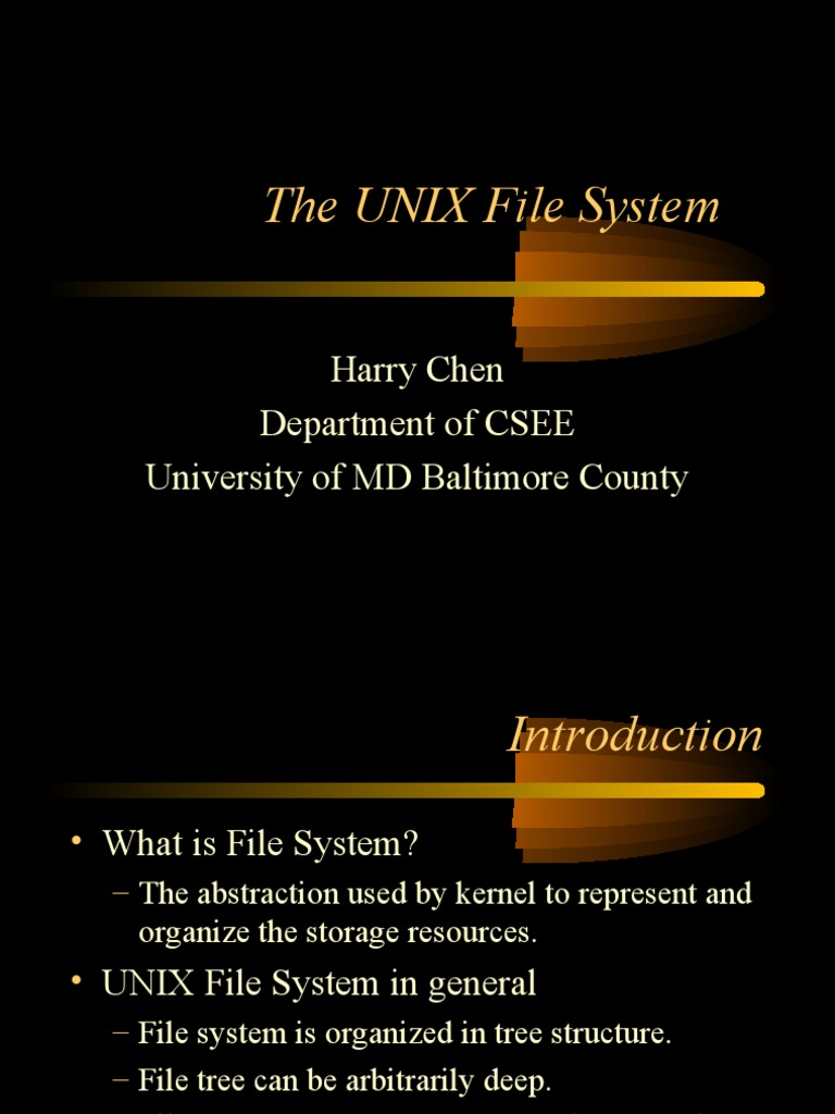 Unix File System | PDF | Computing And Information Technology ...