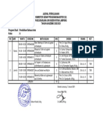 Jadwal Kuliah s2 Pba Smt II 2021