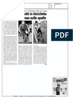 04/05/2011 TorinoCronaca "Politici e poliziotti in bicicletta con l maglia rosa sulle spalle"